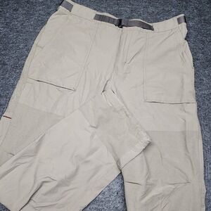 REI Mens Screeline Technical Nylon Hiking Outdoor Pants Rugged Trail 38x32 Beige